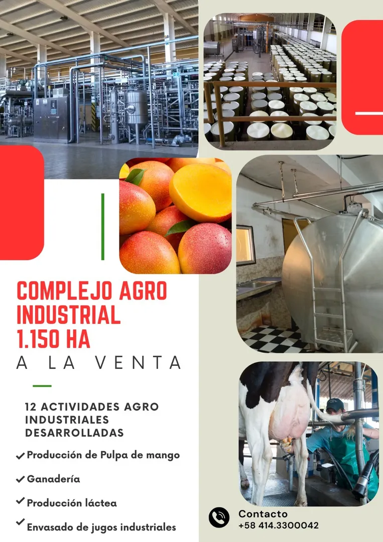 COMPLEJO AGROINDUSTRIAL EN ANZOÁTEGUI (1150 Has) - 1